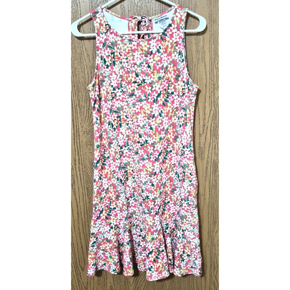 Tommy Bahama Women's Sleeveless Multi Color Floral Summer Stretchy Dress Size M